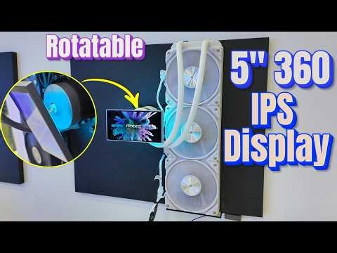 Antec's New Vortex View 360 AIO Has a Rotatable 5-Inch LCD and Built-In USB Hub