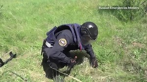 Russia releases video of demining teams in Donetsk