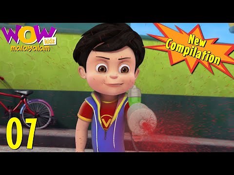 Vir the robot boy | Malayalam Cartoon |New Compilation 07| Malayalam Moral Stories |Malayalam Story