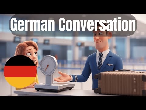 German for Beginners: Your First Airport Dialogue (Slow & Easy)