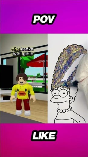 My sister doesn't want me to be happy 🤔 #roblox