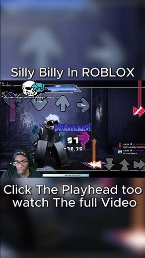 SILLY BILLY VS ME IN ROBLOX?! #roblox #sillybilly