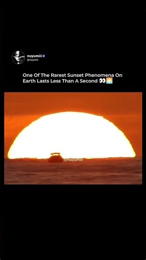 The Sun Can Flash Green During Sunset… And It’s Real 😳