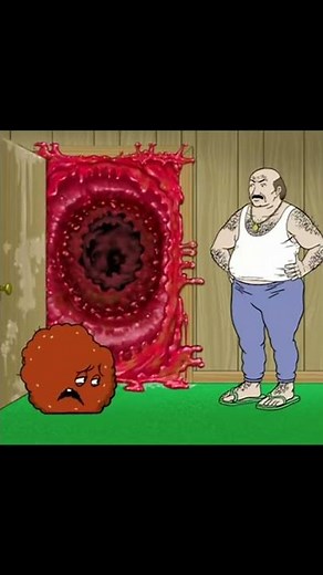Carl Tries to Hide in the Forbidden Room in the Hallway, Frylock Scolds Meatwad and Shake [ ATHF ]