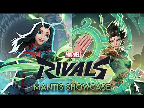 Mantis all skins showcase (4k) - Marvel Rivals