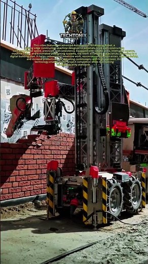 The Future of Construction! Autonomous Bricklaying Robot Builds Walls Faster Than Humans