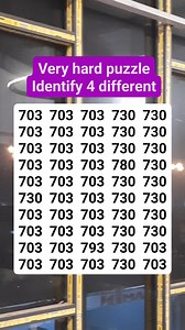 Let's find 4 different number #brainteaser #puzzle #quiz #fblifestyle | EyeSnap