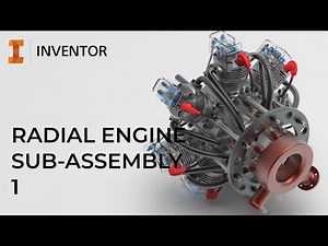 Inventor 2021 | Radial Engine | Assembly 12