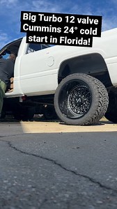 12 Valve Cummins cold start in Florida! #coldstart #automotive #AutomotiveIndustry #viral | BERTRAND850
