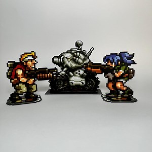 3 Units Metal Slug Videogame Inspired Sprite Paper Craft Template DIY Sprite Digital Download for Craft Projects - Etsy