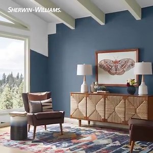 441 reactions · 110 shares | Bring the comfort of your favorite denim jacket to any room in the house with the March Color of the Month, Distance SW 6243. | Sherwin-Williams | Facebook