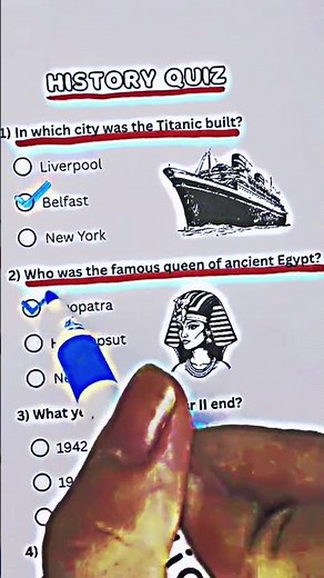 World History Quiz | Test Your Knowledge!” || quick history quiz for students ||