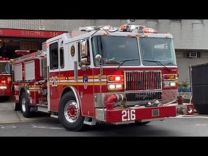 🌟 BRAND NEW 🌟 FDNY Engine 216 Spare Ladder 108 And NEW Battalion 35 Responding