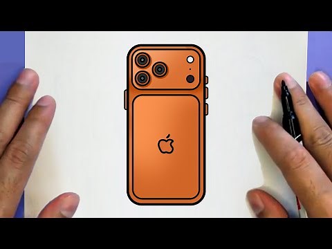 Cómo dibujar un iPhone 17 Pro Max, PASSO A PASSO, JACK Dibujos