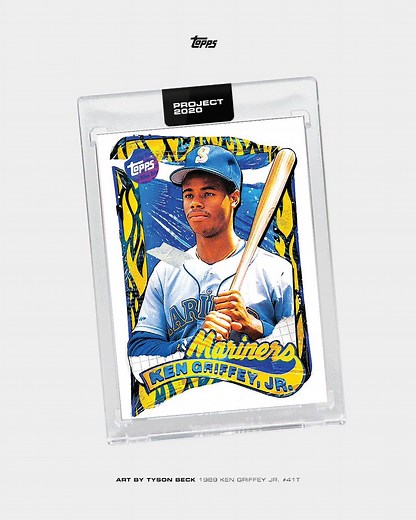 Check out Ken Griffey Jr.'s second card for Project 2020 by Tyson Beck. Only available for a limited time! | Topps