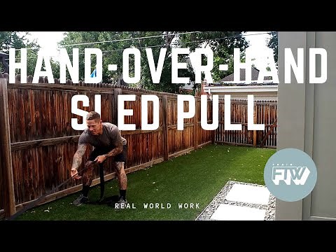 Hand-Over-Hand Sled Pull