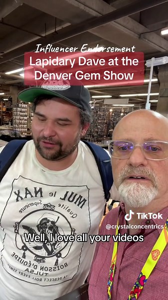 Lapidary Dave at the Denver Gem Show 2023