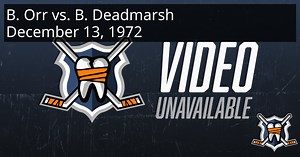 Bobby Orr vs. Butch Deadmarsh, December 13, 1972 - Boston Bruins vs. Buffalo Sabres | HockeyFights