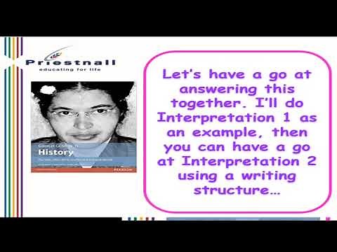 GCSE History - Paper 3: 16 marker