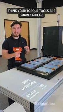 Think your torque tools are smart? Add AR. #augmentedreality #torquetools #manufacturing
