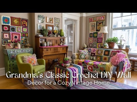 Grandma’s Classic Crochet | DIY Wall Decor for a Cozy Vintage Home