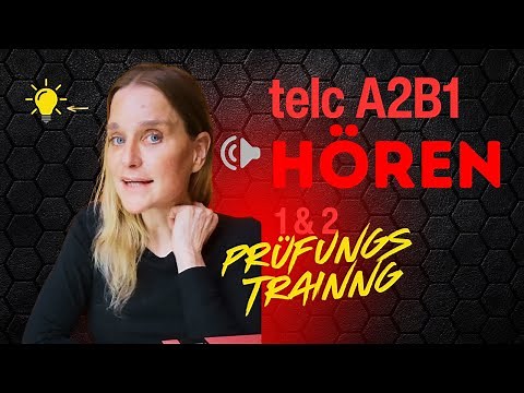 TELC A2-B1 Hörverstehen Teil 1 und 2