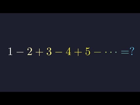 This INFINITE Series Equals 1/4... And Mathematicians PROVED It! 🤯