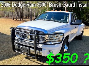 2006 Dodge Ram 3500 - Brush Guard Install - Hunter GD-808