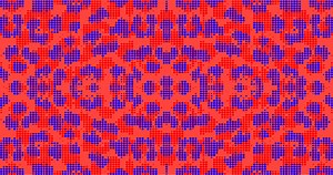 Leopard pixel art style stains pattern design. Dotted Vector...