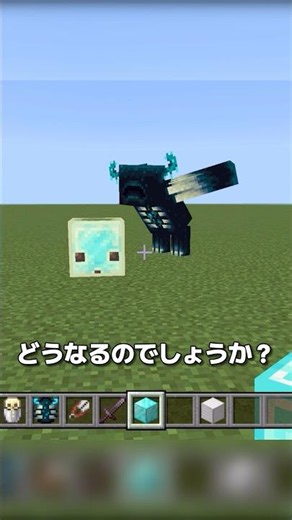 [Minecraft] Sulfuric Cube VS Warden #shorts