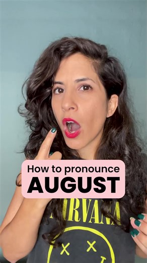 How to pronounce AUGUST IPA: [ɑgəst] or [ɔgəst] Do you have any plans for the month of August? #howtopronounce #August