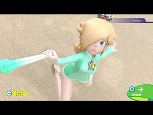 Mario & Sonic at the Rio 2016 Olympic Games (Wii U) - Rhythmic Gymnastics - all Rosalina routines