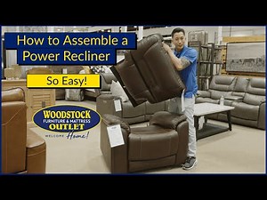 How To Assemble a Power Recliner - So Easy!