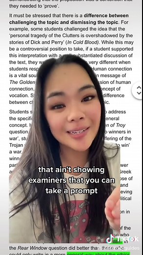 What examiners say you should do for Section A Text Response of the VCE English exam 2022 #atar #vce #vceenglish #vceexam #textresponse