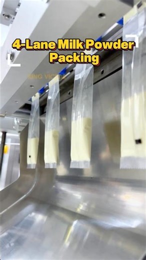 4-Lane Milk Powder Sachet Packing Machine | Stable Powder Filling