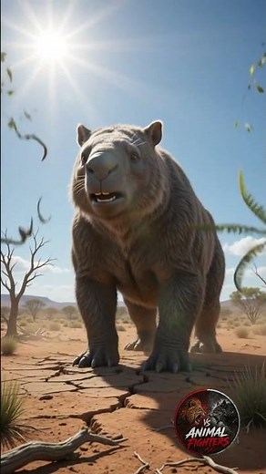 🦡🛡️ Imagine a creature as heavy as a truck roaming ancient Australia.