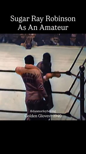 In a truly remarkable piece of boxing history, we have the Greatest Boxer of All Time, Sugar Ray Robinson - here as a teenager, Knocking out Andy Nonella to win the Golden Gloves at 19. Footage of Robinson before 1950 is like gold dust, although there are snippets of his prime years out there albeit very, very rare. But to get amateur footage of the GOAT is just unbelievable & to have the crisp & restored footage worked on by @legends_of_boxing1 is brilliant! This doesn’t really need much contex