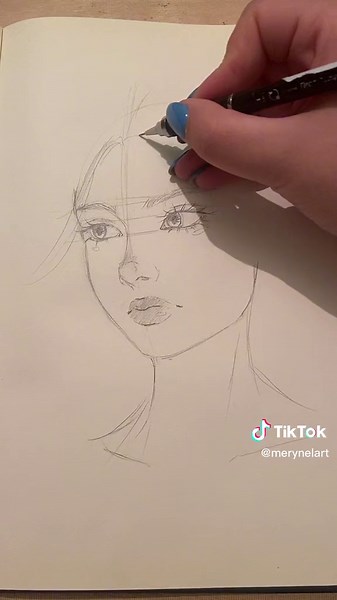 Relaxing Sketching Session Before Bed