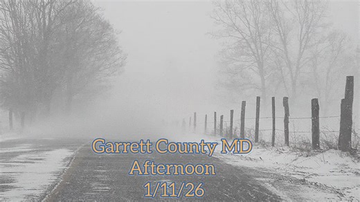 Garrett County MD 1/11/26