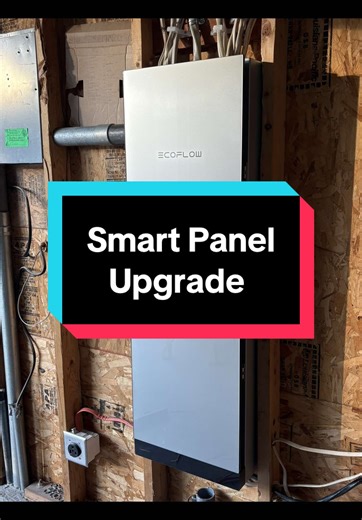 Smart Panel Upgrade 🧠 This panel is a product of @EcoFlow and they did not sponsor or endorse this video in any way, I just think they have cool technology and wanted to showcase the installation process. But go ahead and check them out if you’re interested! Also shoutout to @Rack-A-Tiers for making the wire waffle we used in this video. It’s a great way to save your hole saw if you have a lot of holes to punch out. Also not a sponsor. So what do you think? Will a smart panel be your next upgra