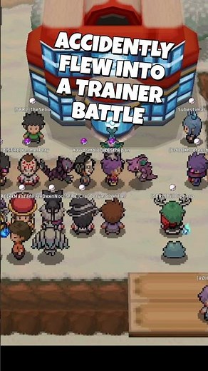 😳 FLEW INTO A POKEMON TRAINER BATTLE 😳 POKEMMO UNOVA REGION😳 #pokemmo #pokemon #pokémmo #SPENTOP