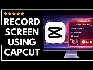 ✅ How to Record Screen Using CapCut on PC - Full Updated Guide 🚀