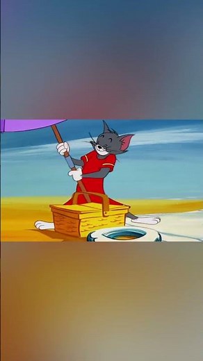 Tom et Jerry en Français | Une journée de détente à la plage... et non, c'est raté |‪@WBKidsFrançais‬