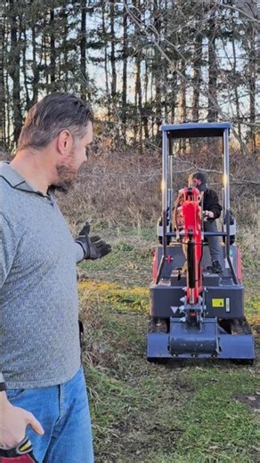 You can walk faster than these things! #miniexcavator