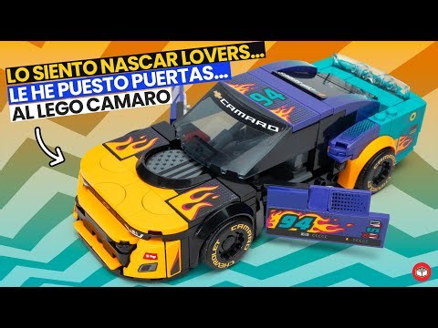 ✋🏼 NASCAR cars DON'T have doors... but this LEGO CAMARO ZL1 does TUTORIAL set 76935 ⚡