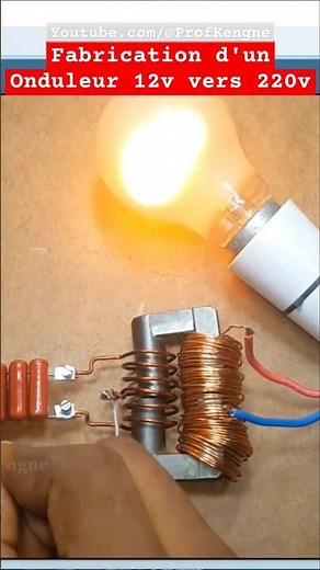 Fabrication d'un convertisseur 12V DC vers 220V à base de MOSFET