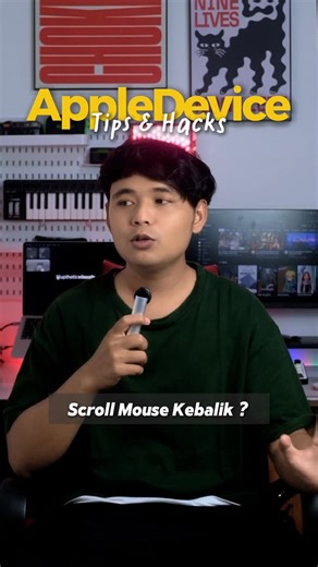 Yoga Saputra | Tech & Gadget on Instagram: "Scroll mouse Macbook kebalik? Pake cara ini coba"