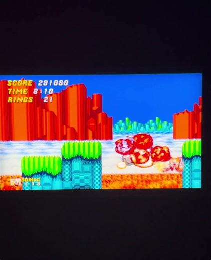 Collected all chaos emeralds & unlocked #SuperSonic in #Sonic2 Delta #sonic #segagenesis #sega #fypシ