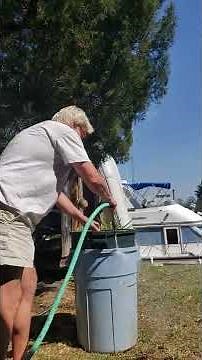 Getting garbage cans unstuck