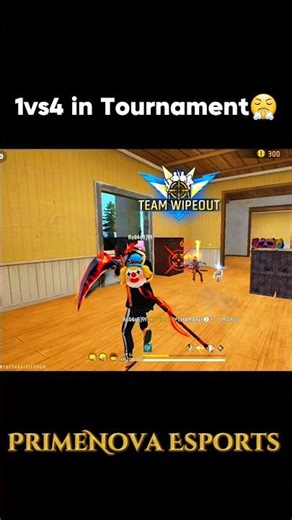 1vs4 in Esports Tournament🔥 Youngest Rusher POV😯